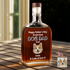 Custom Photo Happy Father's Day To The Best Dog Dad Ever Whiskey Bottle HA75 921390
