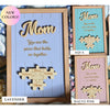 Personalized Name Mom Puzzle Sign Piece That Holds Us Together 2-Layered Wooden Plaque With Stand LM32 899263