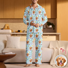 Custom Cute Dog Face Lovely Pattern Christmas Pajamas For Dog Lovers LM32 895725