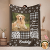 You Were My Favorite Hello And My Hardest Goodbye Custom Dog Memorial Photo Blanket CH07 896460