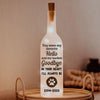 Custom Photo Your Light Will Always Shine In My Heart Memorial Bottle Lamp LM32 893141