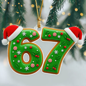 Six Seven Gen Alpha Humor Acrylic Ornament HO82 900506