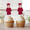 Custom Photo Senior Graduation Decoration Cupcake Toppers For Party TH10 892495