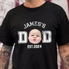 Custom Kid Photo Dad Mom EST Dark Shirt Family Gift CH07 895994
