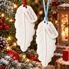 Personalized In Loving Memory Feather Ceramic Ornament HO82 903800