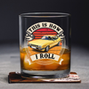 Custom Car Photo This Is How I Roll - Route 66 Vintage Whiskey Glass CH07 899798