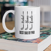 Personalized Best Dad by Par Mug – Custom Golf Gift for Dad with Kids Names, Father’s Day Gift HA75 921266