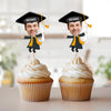 Custom Funny Face Class of 2026 Graduation Decoration Cupcake Toppers HA75 891992