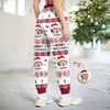 Custom Pet Photo With Festive Ugly Patterns - Personalized Sweatpants CH07 899502