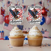 America 250Th Anniversary 1776-2026 Eagle Cupcake Topper HA75 898840