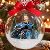 Custom Face Kid Riding Monster Truck 3D Acrylic Ball Ornament, Special Christmas Keepsake for Kids HO82 903912