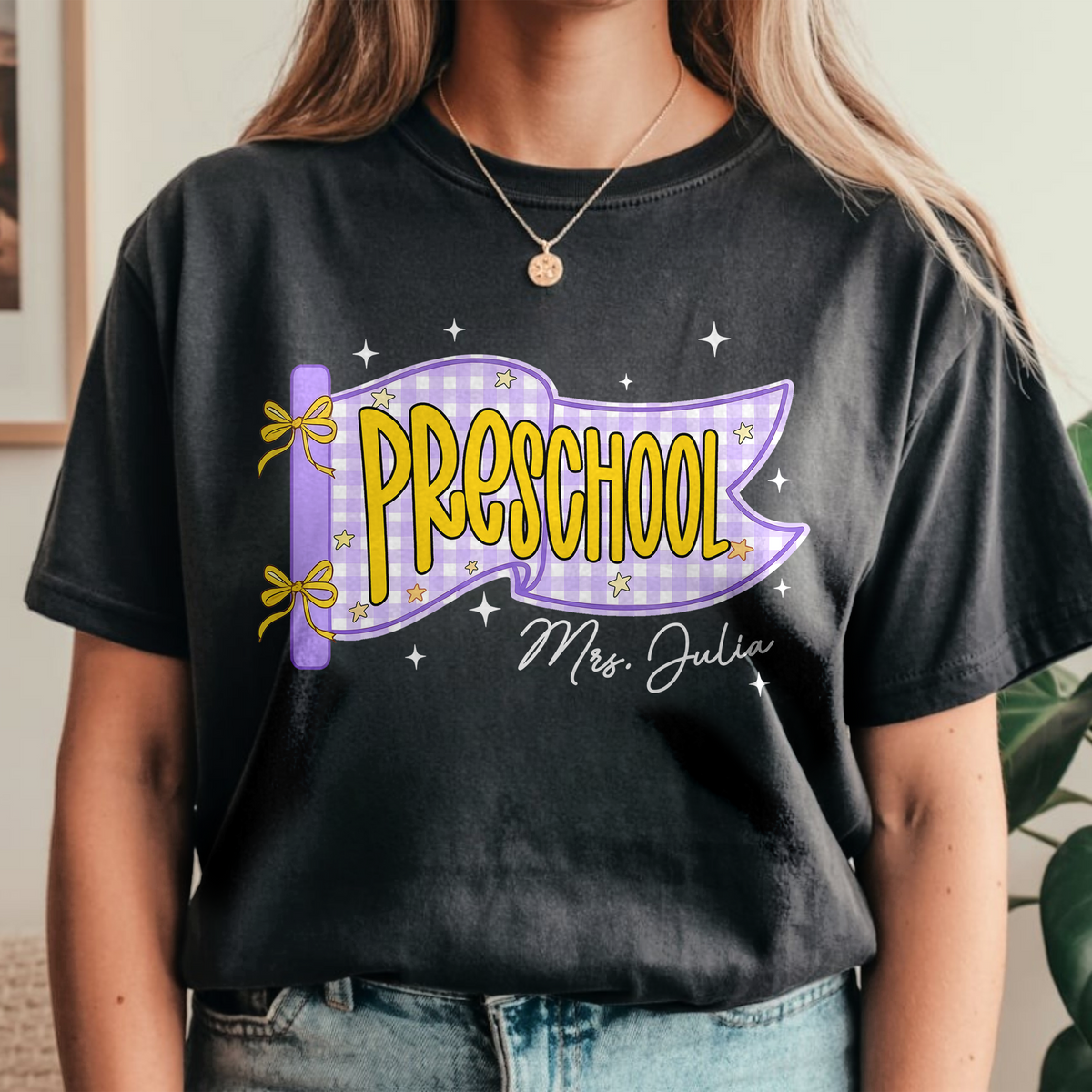 Custom Grade & Teacher Name Comfort Shirt - Personalized Teacher Gift CH07 180116