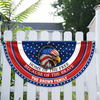 Custom Family Name Home Of The Free Because Of The Brave Non-Pleated Fan Flag CH07 910180