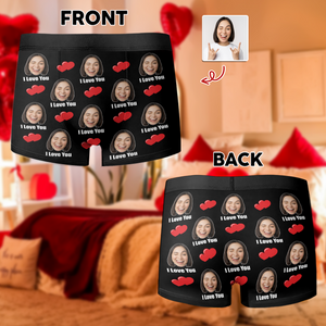 Custom Photo I Love You Men's Boxer Brief Funny Valentine Gift CH07 899300