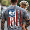 Happy 250th Birthday America Flag Back Side Dark Shirt LM32 895285