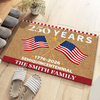 250 Years Semiquincentennial America 1776-2026 Personalized Patriotic Doormat CH07 910272