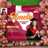 Custom Photo Graduation With US States Grad Of The Year 2026 Backdrop LM32 899217