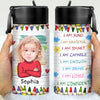 Personalized Back To School I Am Kind Kids Water Bottle With Straw TH10 894187
