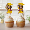 Custom Photo Graduate Personalized Cupcake Toppers Graduation Day Party Decor CH07 895328