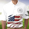 Custom Name American Flag 1776 - 2026 Personalized Polo Shirt HA75 920788