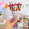 Custom Funny Face Class of 2026 Graduation Decoration Colorful Straws TH10 169133