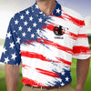 Personalized Golf Ball America Flag Patriotic Polo Shirt Gift For Golfer, Golf Lovers HA75 898708