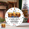 Custom Photo Dad To Me You Are Superhero Ceramic Ornament CH07 899038