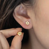 Personalized Paw Print Engraved Stud Earrings - Birthday Gift, Memorial Gift For Pet Lovers LM32 897473