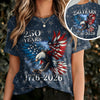 Personalized 250th Anniversary Eagle Patriotic American AOP Shirt TH10 169543