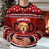Custom Photo Dog Mom Dog Dad Ugly Sweater Christmas Gift HA75 892900