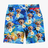 Custom Photo Life Is Better With Sandy Paws - Dog & Cat Personalized Custom Tropical Hawaiian Aloha Men Beach Shorts 167496