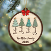Custom Family Name Christmas Layer Wood Ornament Gift For Family HO82 900720