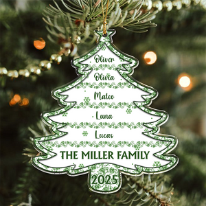 Christmas Tree Of Love - Personalized Custom Acrylic Ornament HO82 894592