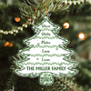 Christmas Tree Of Love - Personalized Custom Acrylic Ornament HO82 894592