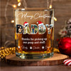 Custom Photo Merry Christmas Thanks For Picking Up My Poop And Stuff Whiskey Glass Gift For Dad HO82 894410