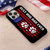 Custom Name Best Dog Dad Ever American Flag Phone Case TH10 169807