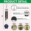 Custom Pet Memorial Acrylic Wind Chime – Personalized Paw Print Sympathy Gift LM32 669435