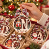 Personalized Initial Christmas 2 Layers Wooden Ornament, 2026 Keepsake Gift LM32 670493