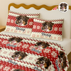 Custom Photo Have A Pawsome Christmas - Dog & Cat Quilt Bedding Set HA75 898248