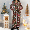 Custom Cat Face Cute Best Cat Dad Ever Christmas Pajamas LM32 895751