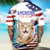 Custom Photo Pet Dad Pet Mom Independence Day Hawaii Shirt LM32 893439