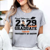 Custom Photo Proud Mom Dad - Family Of Senior Graduation Bright Shirt HA75 920474