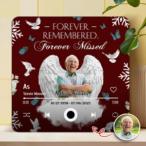 Custom Photo Gone But Never Forgotten Memorial Music Fridge Magnet TH10 894229