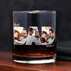Custom Photo Best Dad Ever Whiskey Glass Father's Day Gift HA75 921284