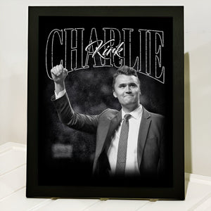 Charlie Kirk A True Hero Retro Style Picture Frame HO82 65788