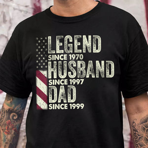Personalized Legend Husband Dad Grandpa Front Shirt TH10 892909