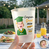 Custom Funny Face Congrats Grad 2026 Cups Graduation Day Party Decor HA75 921156
