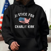 Justice For Charlie Kirk Dark Shirt LM32 65463