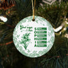 Custom Name Letter And Flower Toile De Jouy Style God Says I Am Ceramic Ornament LM32 895399