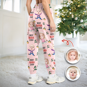 Best Nana Ever Custom Grandkids - Personalized Sweatpants LM32 895107